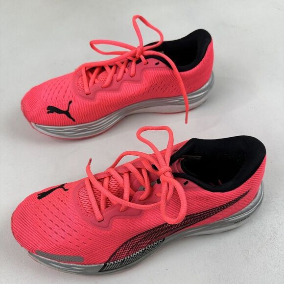 Puma Velocity Nitro 2 Training Sneaker Sunset Glow/Black 376262-07 Women's Sz 8 - Picture 3 of 10